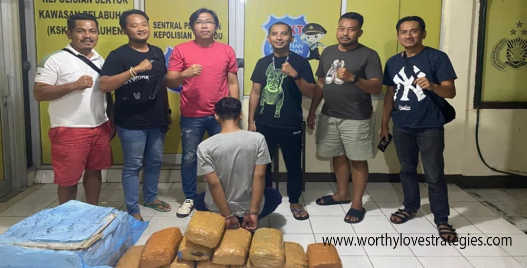 Polisi Gagal Penyelundupan 11Paket Ganja Pelabuhan Bakauheni